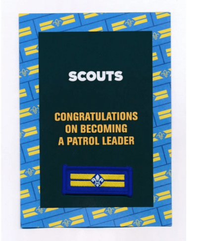 Scout Patrol Leader Badge and Top Tips Leaflet