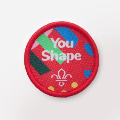 You Shape Squirrel Central Badge