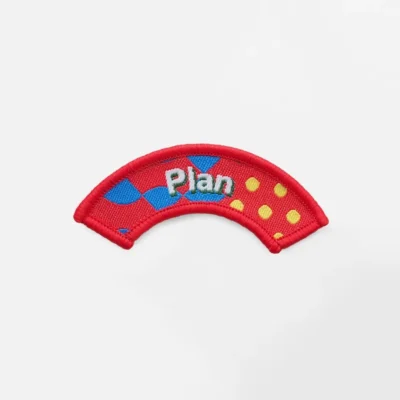 You Shape Squirrel Plan Badge